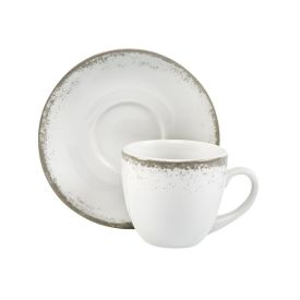 Xícara De Chá Com Pires Névoa Cinza Schmidt - 230ml