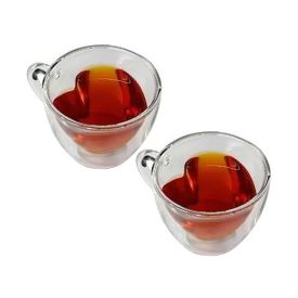 Xicara De Café Com Parede Dupla Lyor 80Ml - 2 Peças
