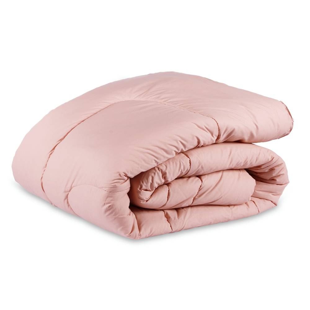 Edredom Casal 100% Algodão Buona Fortuna - Rosa Liso Novo