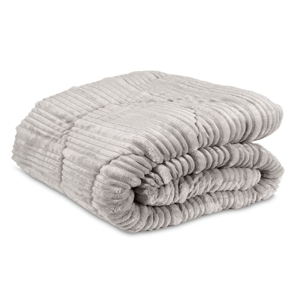 Edredom Queen Amalfi 2,35M X 2,50M Hedrons - Prata
