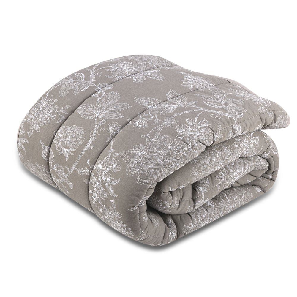 Edredom Queen 100% Algodão Malha Havan Casa 1 Pç - Constance Taupe