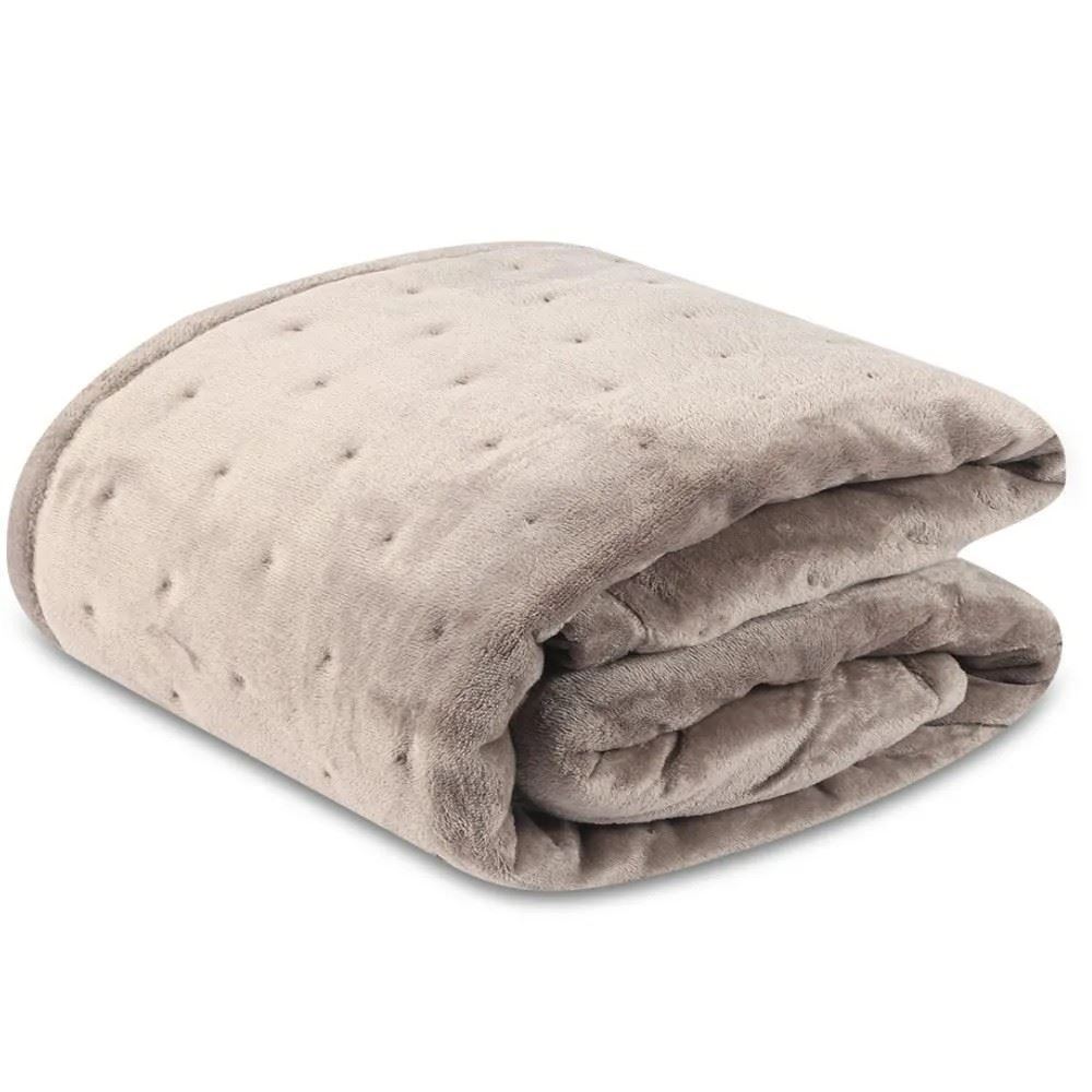 Edredom Solteiro 100% Poliéster Siena Ultraplush Havan Casa - Taupe