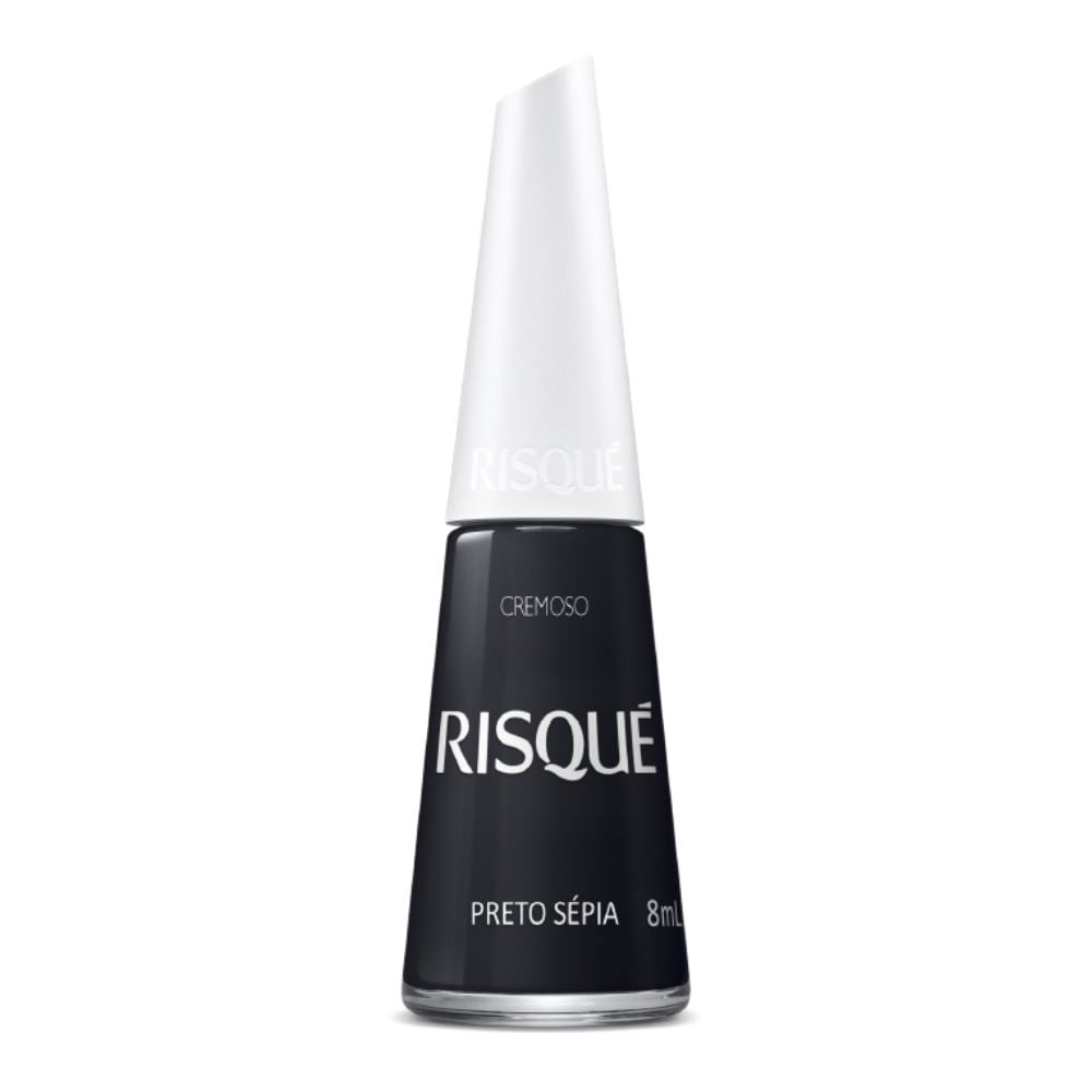 Esmalte Risqué 8Ml - Preto Sépia 