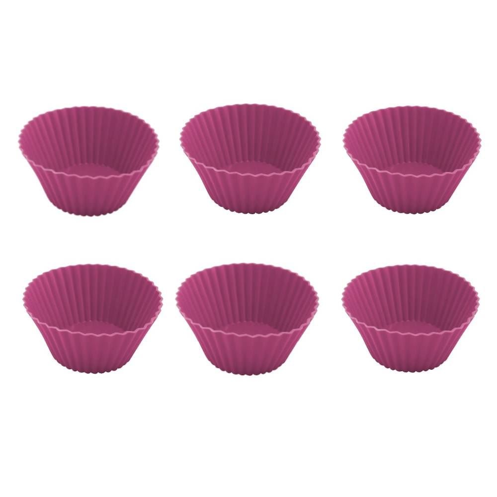 Forma de Cupcake 6 Peças Basic Havan Casa - Violeta