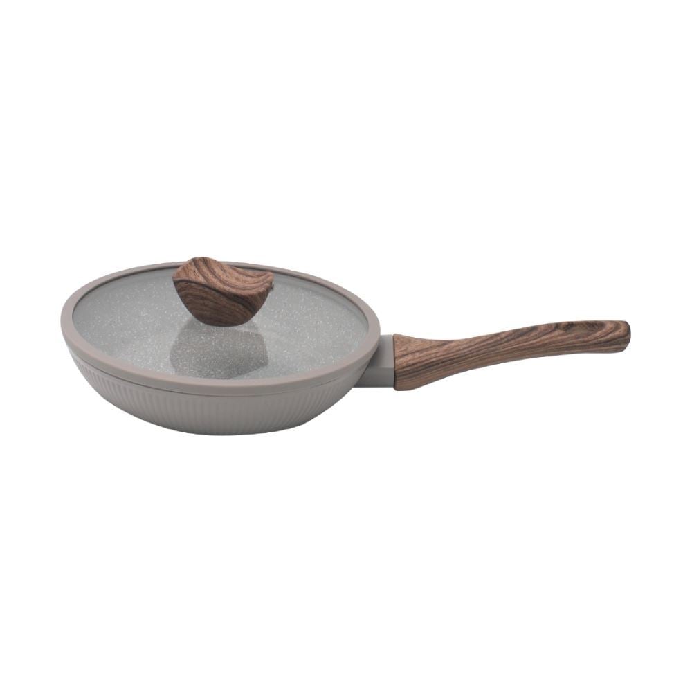 Frigideira Com Tampa Elegance Havan Casa 24 Cm - Chocolate