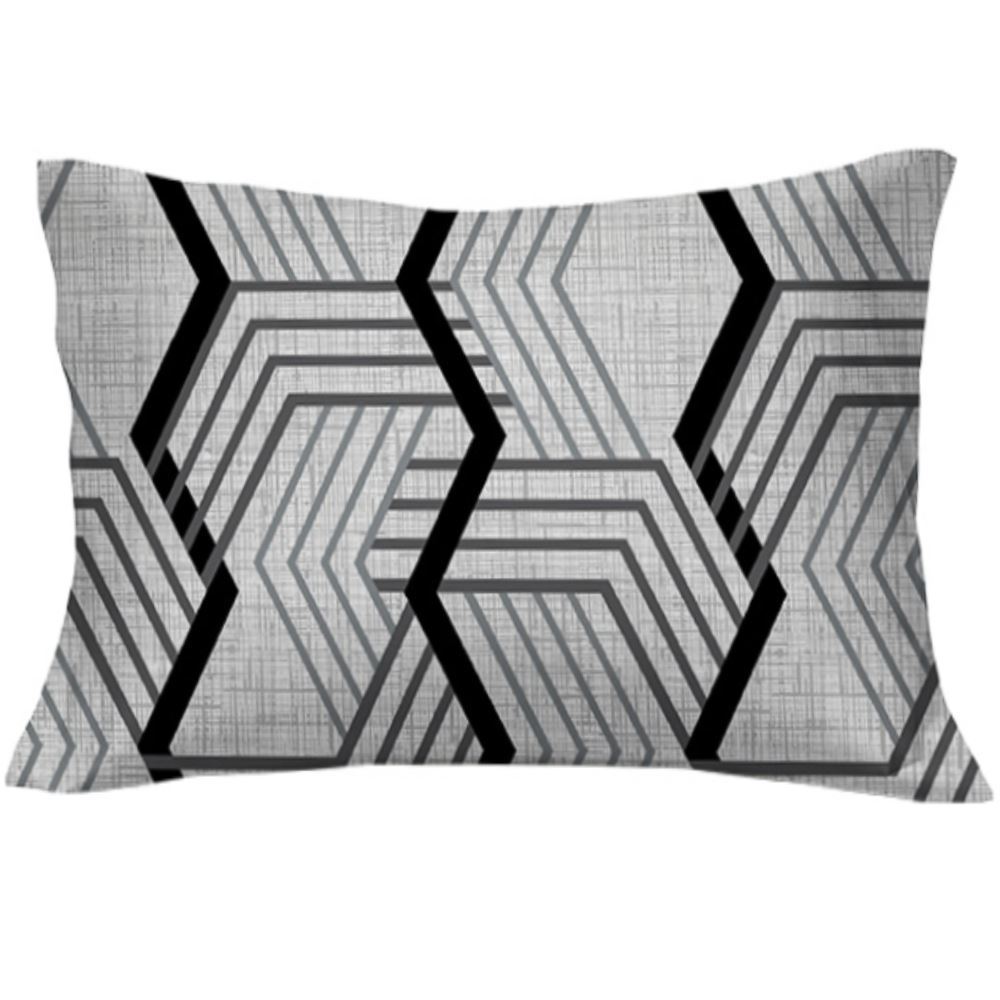 Fronha Avulsa Malha Estampada Havan Casa - Carbon Preto