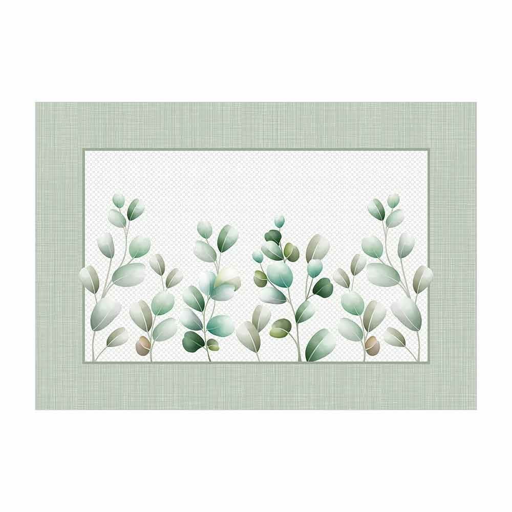 Fundo De Prato 45 X 31 Cm Clean Renova Döhler - Folhas Verdes