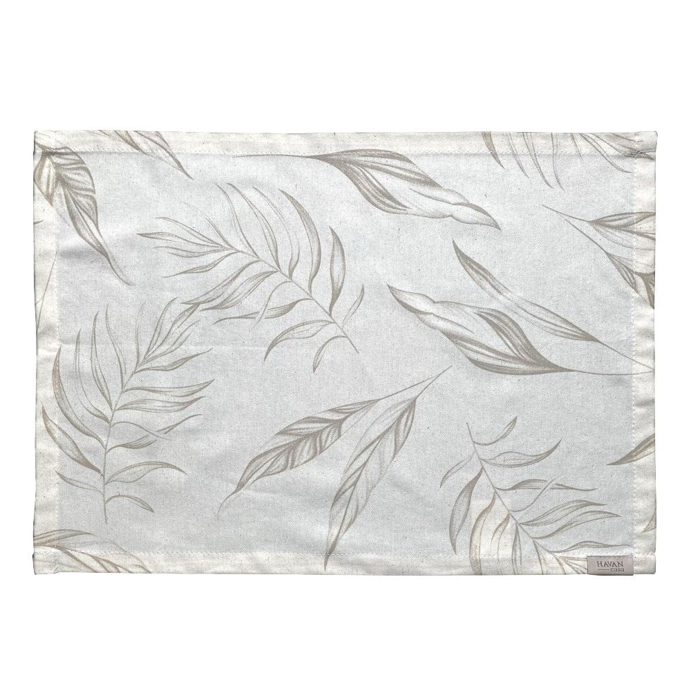 Fundo de Prato Verona 50Cm X 35Cm Havan Casa - Folhagens