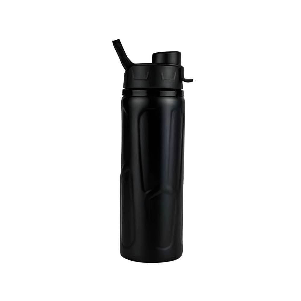 Garrafa Squeeze Aluminio com Alça Glay Wellmix 700Ml - Preto
