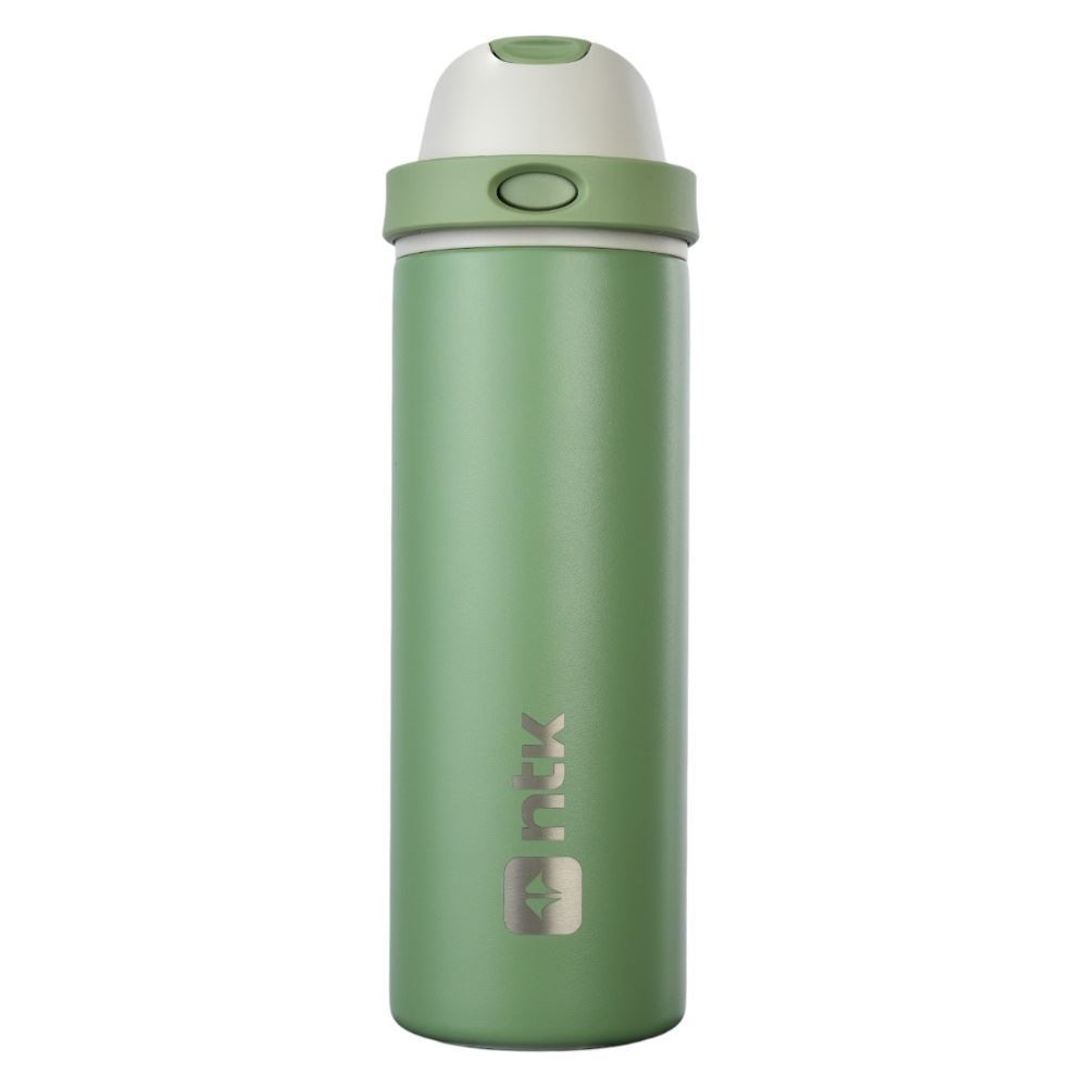 Garrafa Squeeze Térmica Isomax Straw 710Ml Nautika - Verde
