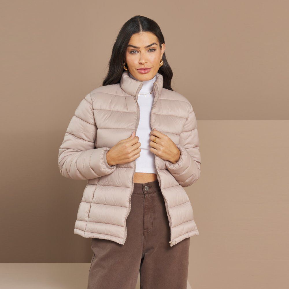 Jaqueta Puffer Feminina Aspen Patrícia Foster Fendi
