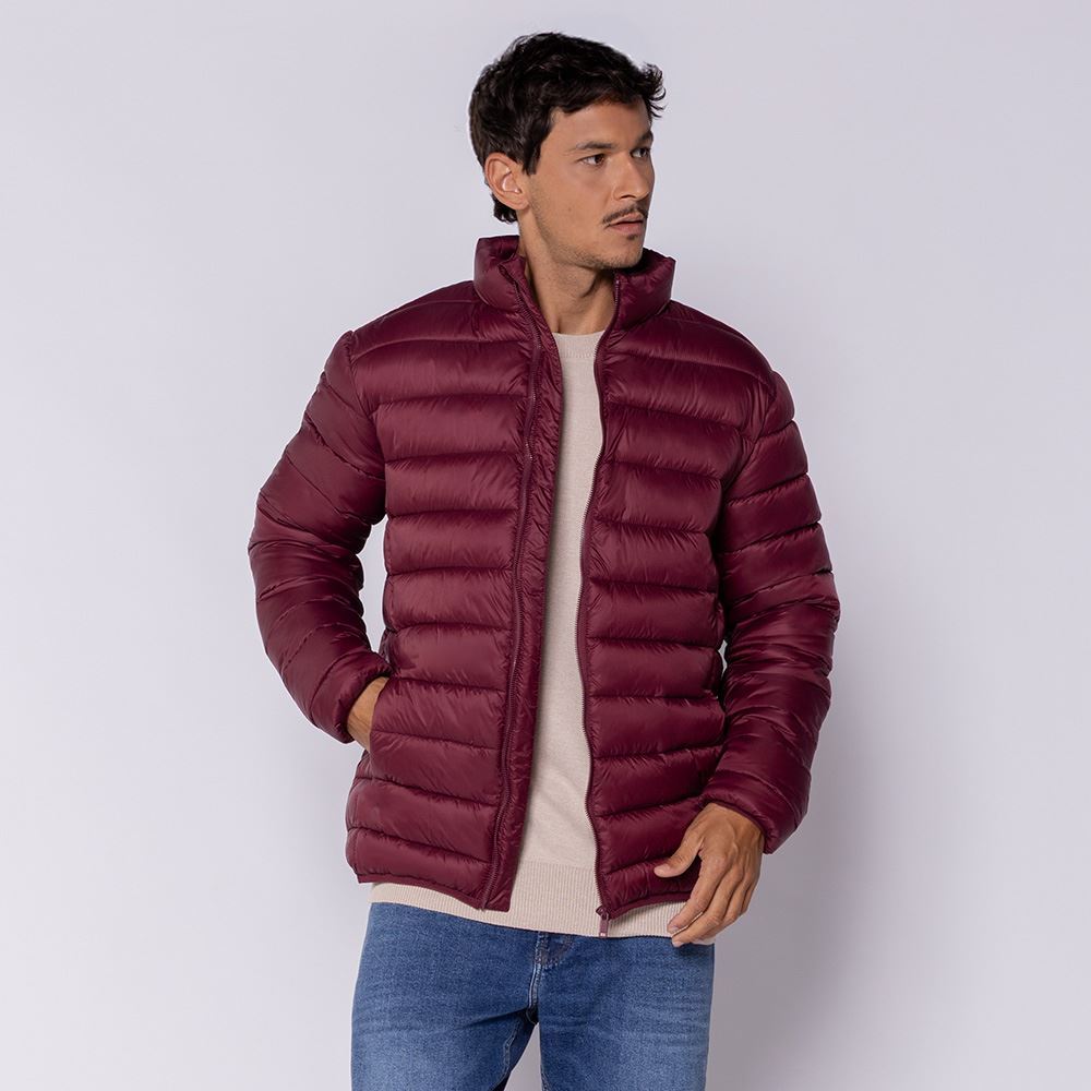 Jaqueta Puffer Masculina Aspen Marc Alain Vinho