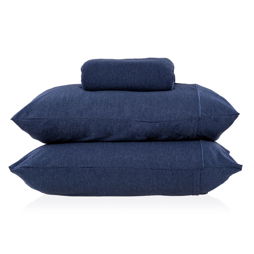 Jogo de Cama King Urban Confort Havan Casa 3 pçs - Mar Noturno Azul