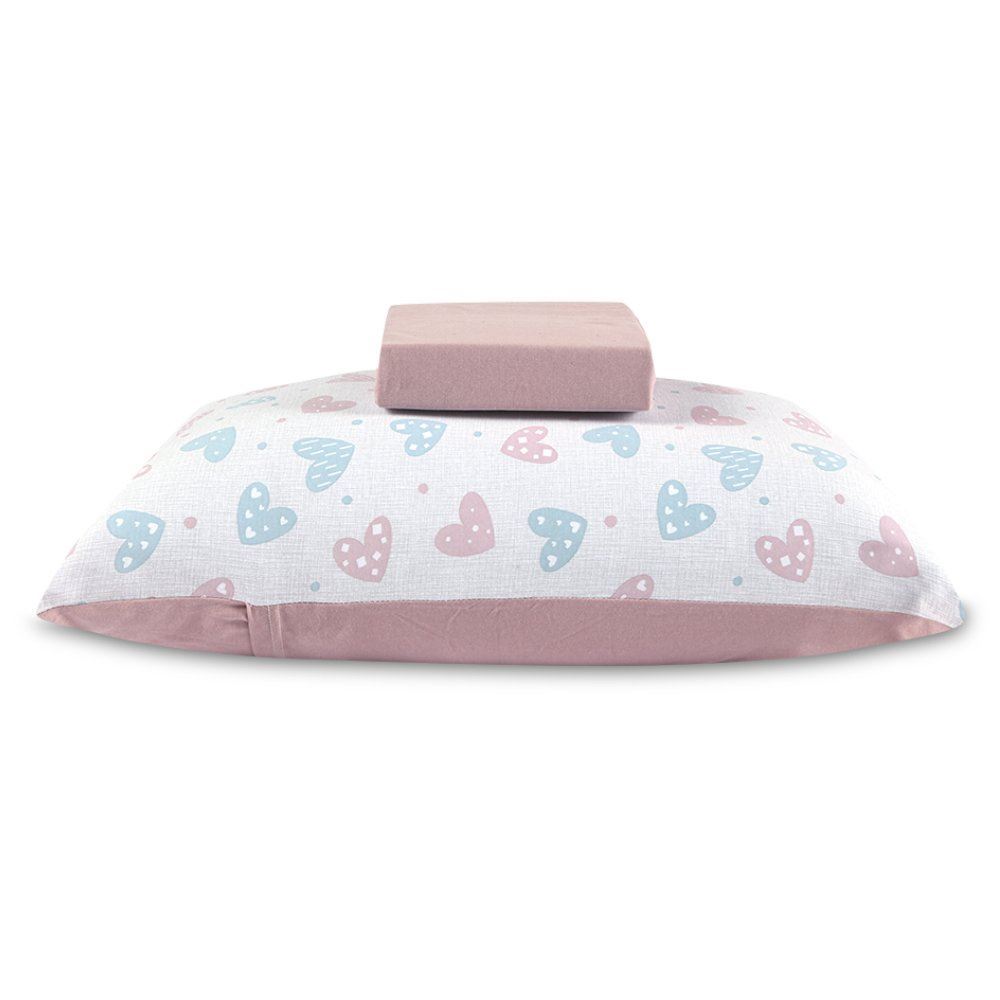 Jogo de Cama Solteiro 100% Algodão Kids Havan Casa 2 pçs - Afeto Rose Bebê