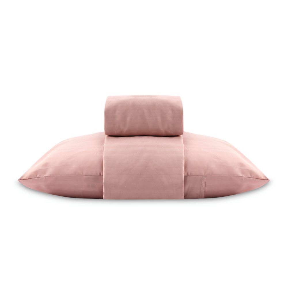 Jogo de Cama Solteiro 3 Peças Stripe Firenze Havan Casa - Rose