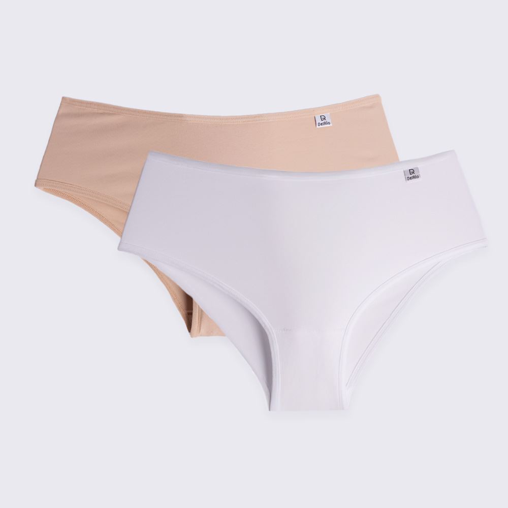 Kit Calcinha DelRio Cintura Alta Com 2 Unidades K2