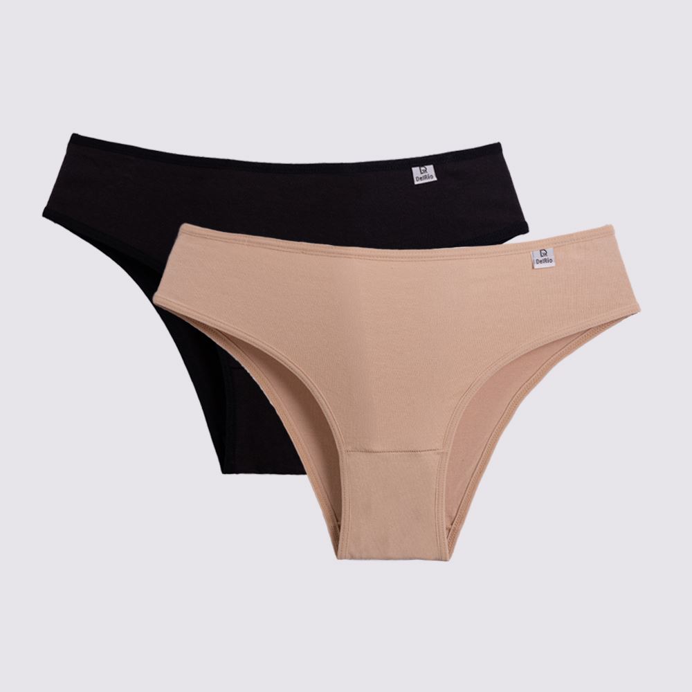 Kit Calcinha DelRio De Algodão Com 2 Unidades D1