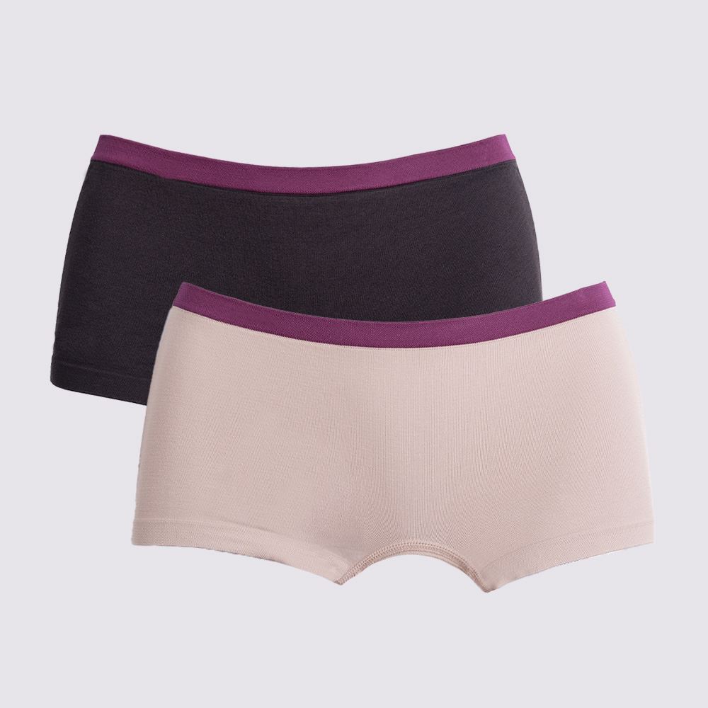 Kit Calcinhas Boxer Com 2 Unidade Seamless DelRio D2