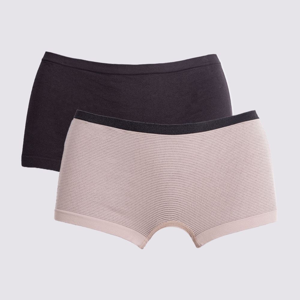Kit Calcinhas Boxer Com 2 Unidade Seamless DelRio D1