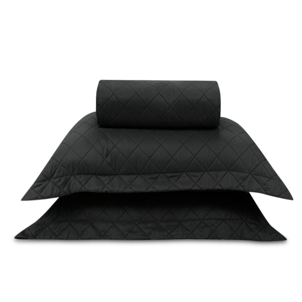 Kit Colcha King 3 Peças Versalhes/Napoli Havan Casa - Preto