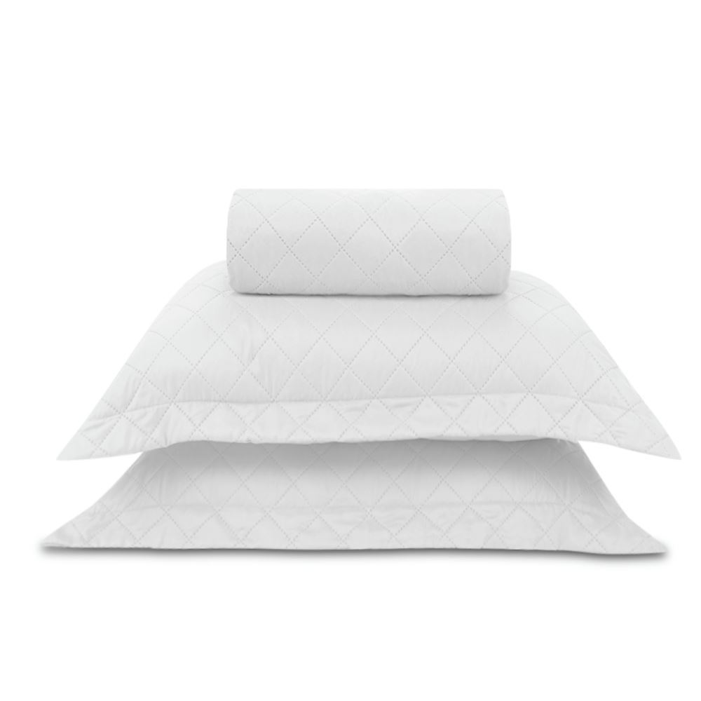 Kit Colcha King 3 Peças Versalhes/Napoli Havan Casa - Branco
