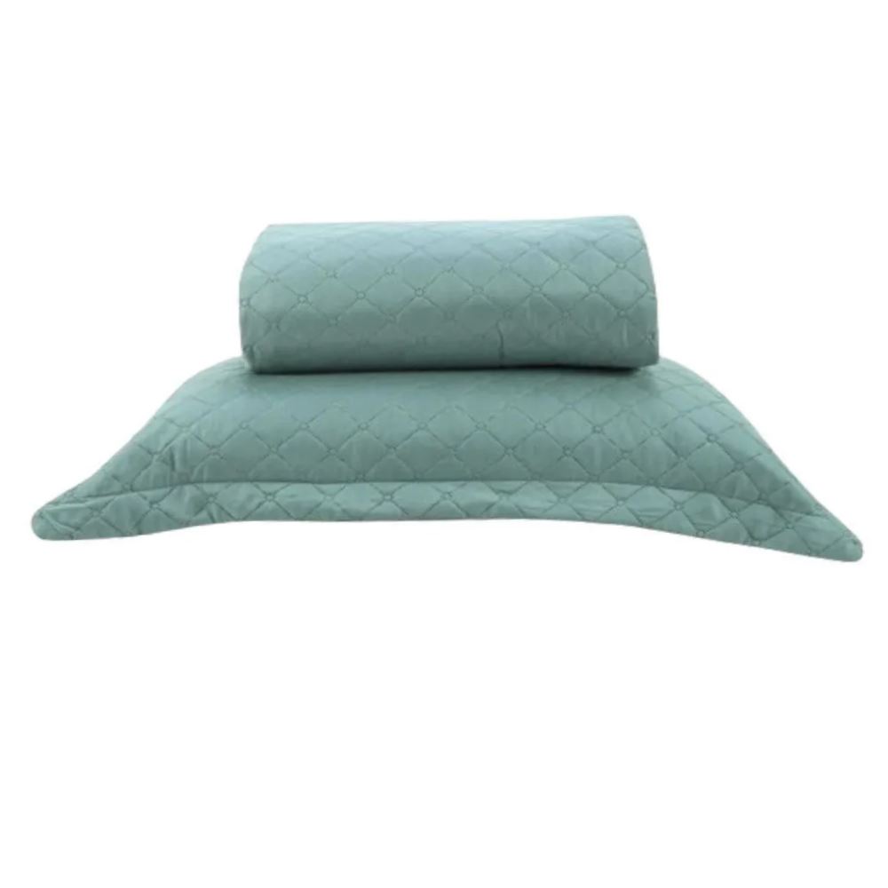 Kit Colcha Solteiro Versalhes/Napoli Lisa Havan Casa 2 pçs - Verde