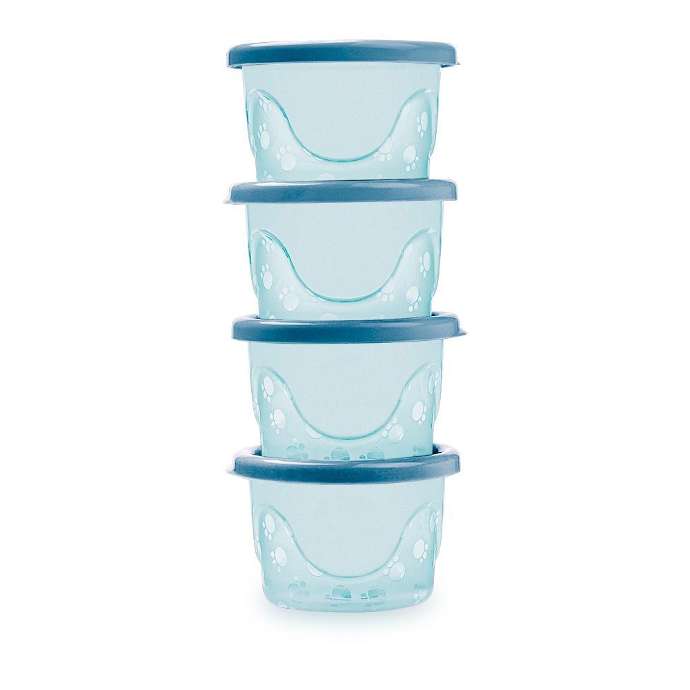 Kit de Potes Infantis 125Ml 4 Peças - Nevoa