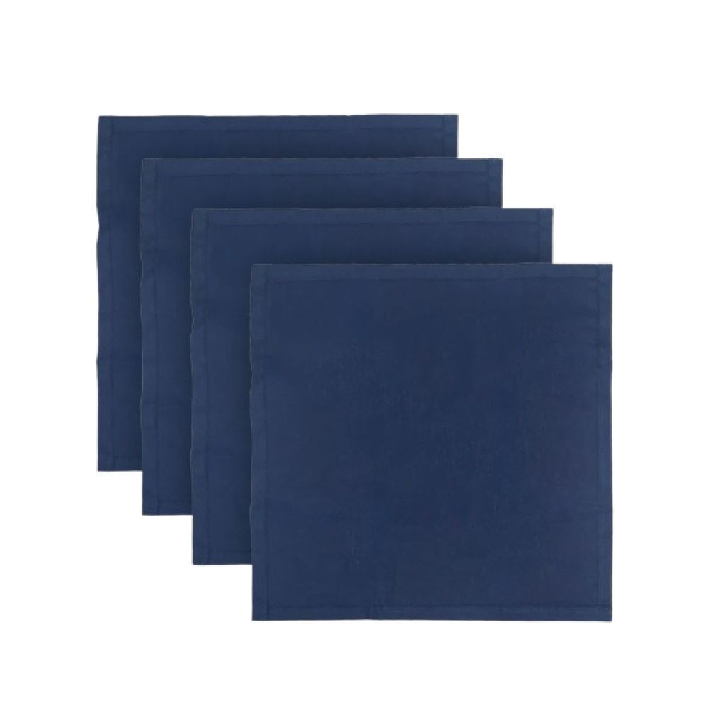 Kit Guardanapo Elegance Havan Casa 4 Peças - Azul Marinho