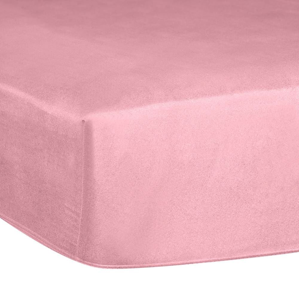 Lençol Avulso Casal Liso com Elástico Havan Casa - Rosa