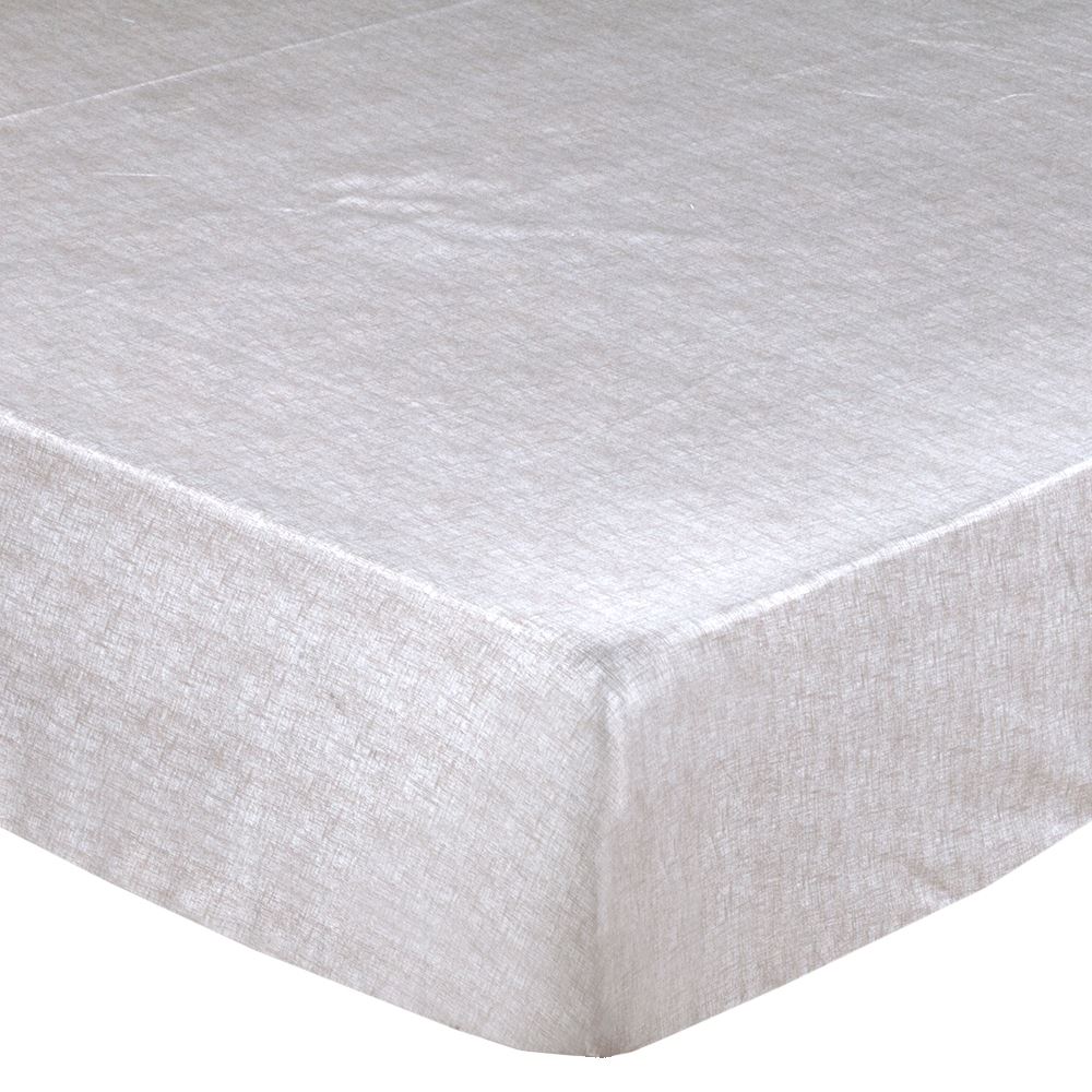Lençol Avulso com Elástico Casal Microfibra Havan Casa 1 Pç - Lucca Tex Bege