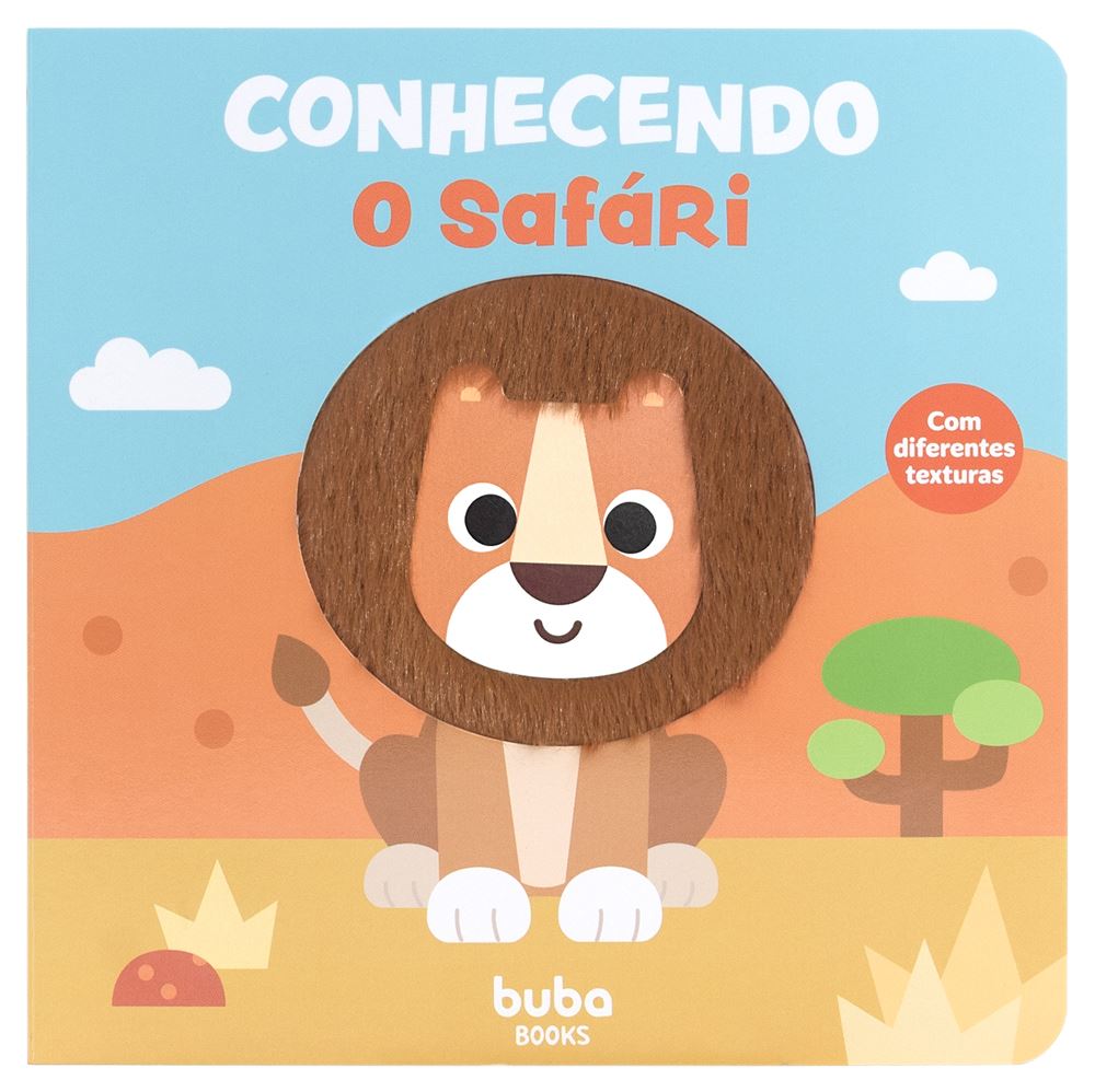 Livrinhos com Texturas Interativos Buba - CONHECENDO O SAFARI