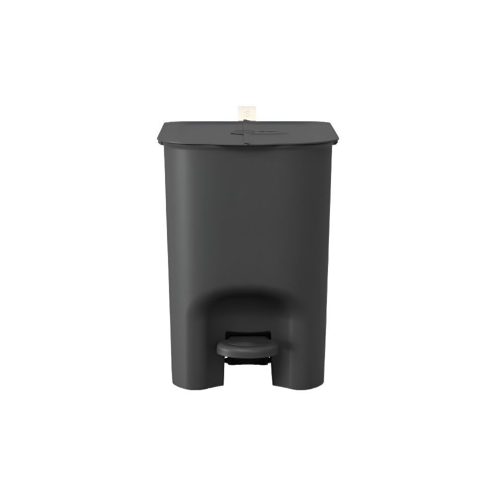 Lixeira Borboleta Com Pedal Coza 6 Litros - Preto 