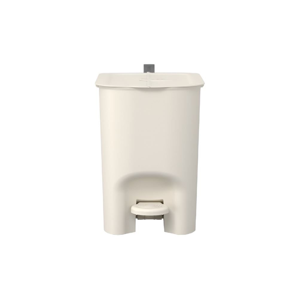 Lixeira Borboleta Com Pedal Coza 6 Litros - Bege