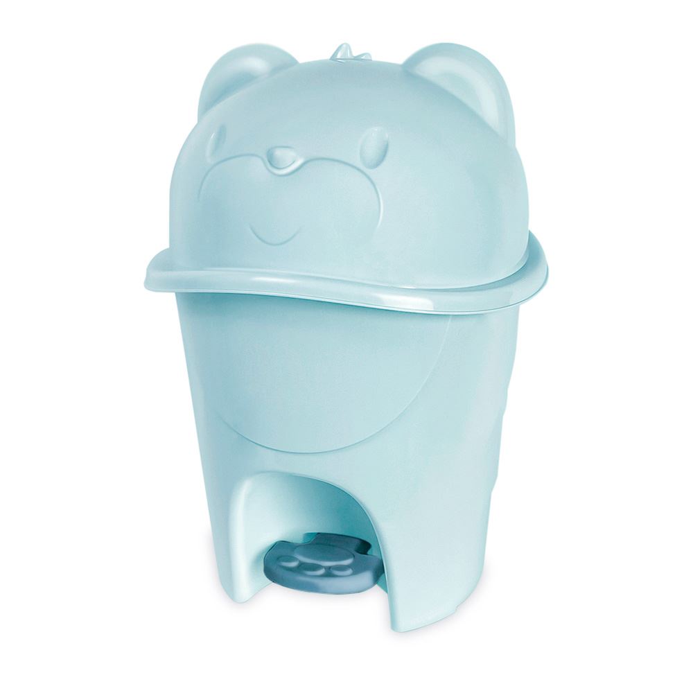 Lixeira Infantil 6,5 Litros com Pedal Fofura Havan Baby - Nevoa