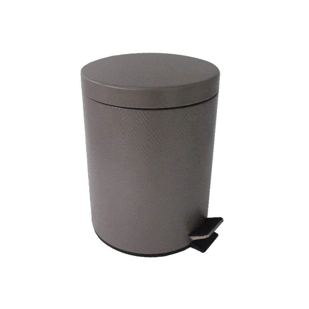 Lixeira Redonda Marrocos Com Pedal 3 Litros Havan Casa - Chocolate