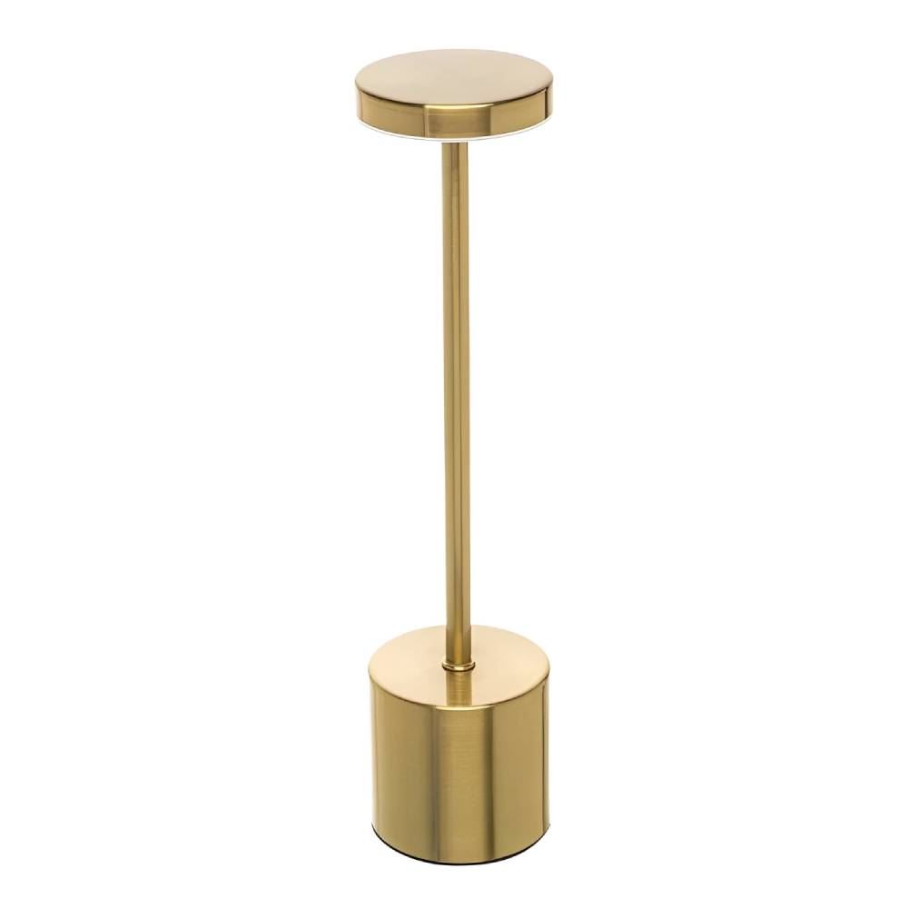 Luminária Abajur de Mesa e Quarto Orbit Taschibra - Dourado