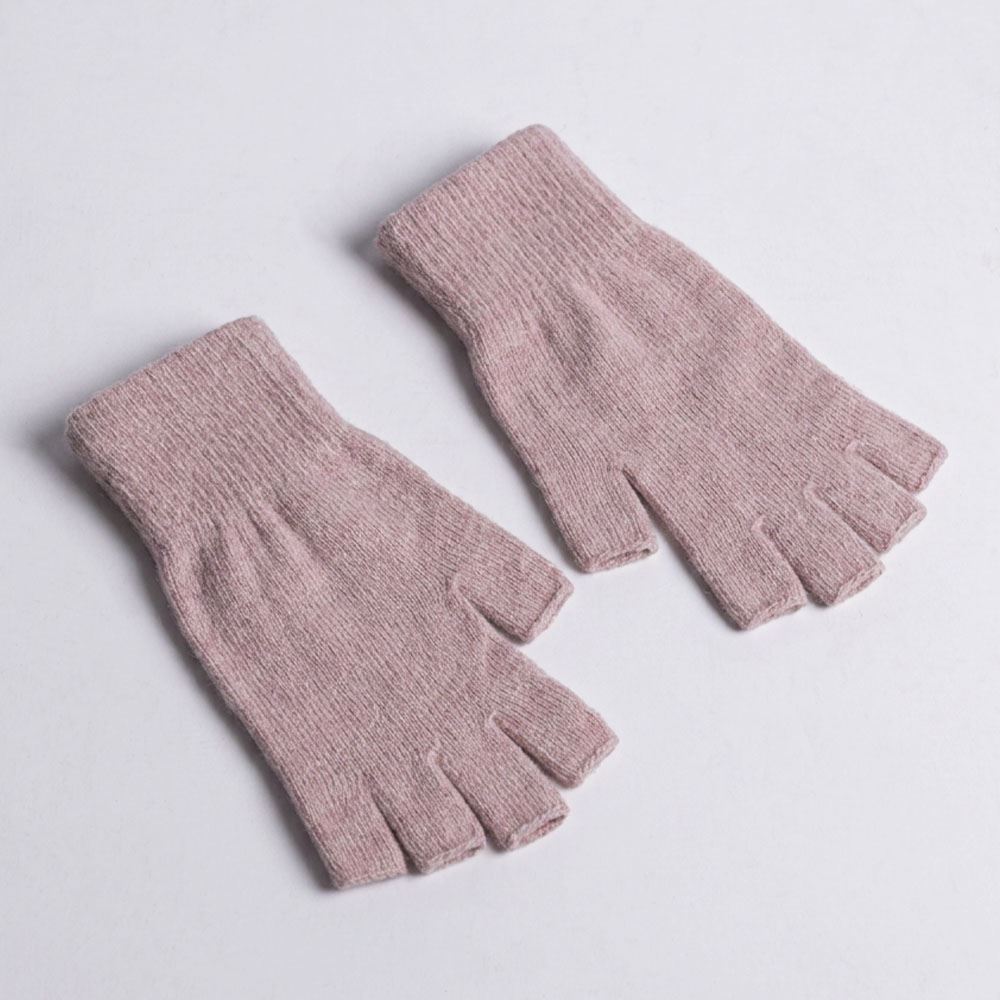 Luva Sem Dedo Feminina Em Tricot Boby Blues Ametista