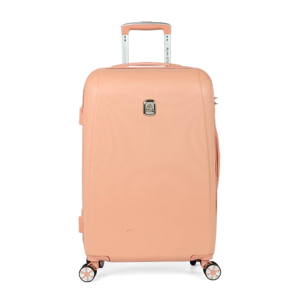 Mala De Viagem Média Abs 360° Geneva Polo King - Rose