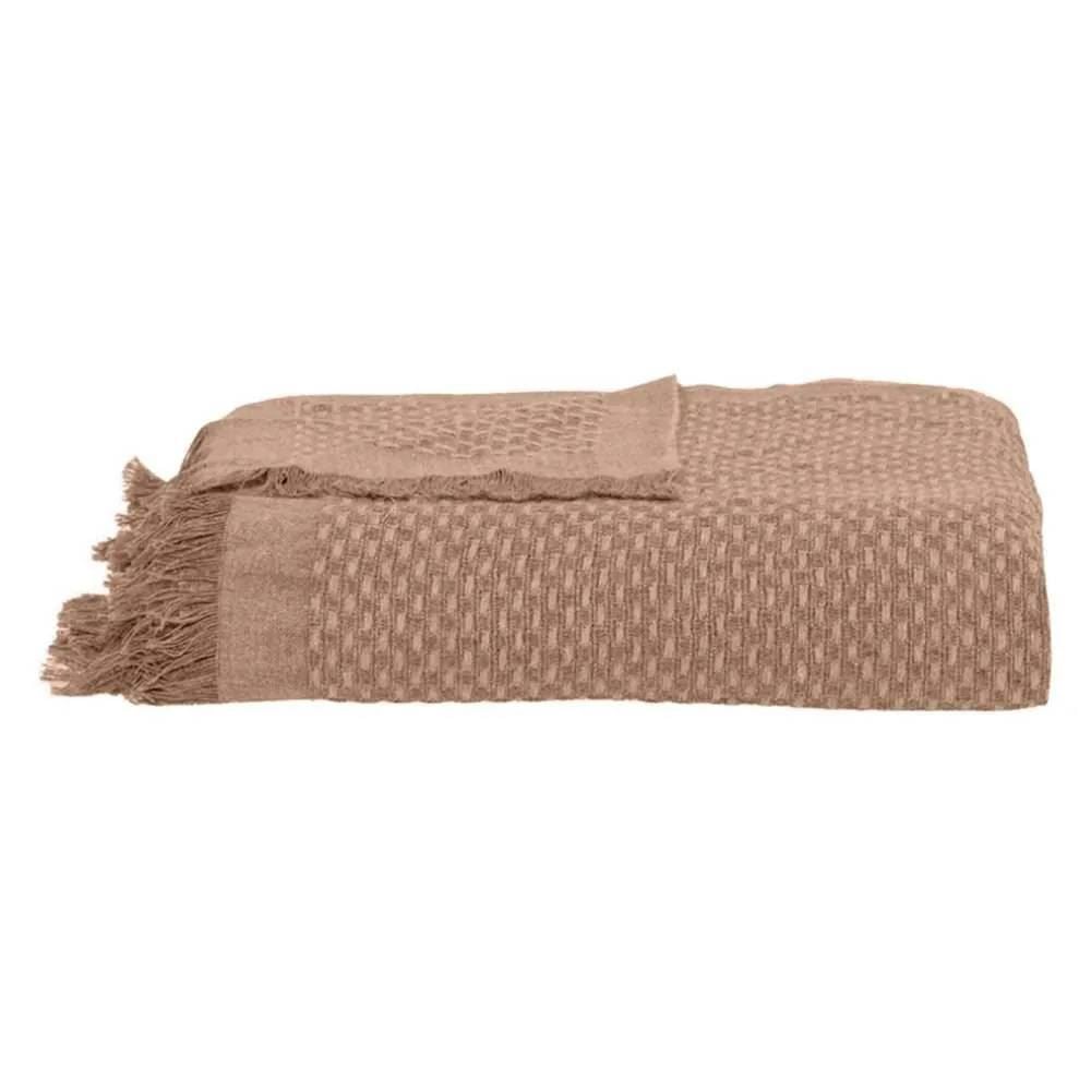 Manta para Sofá Decorativa 1,20X1,45 m Búzios Havan Casa - Taupe