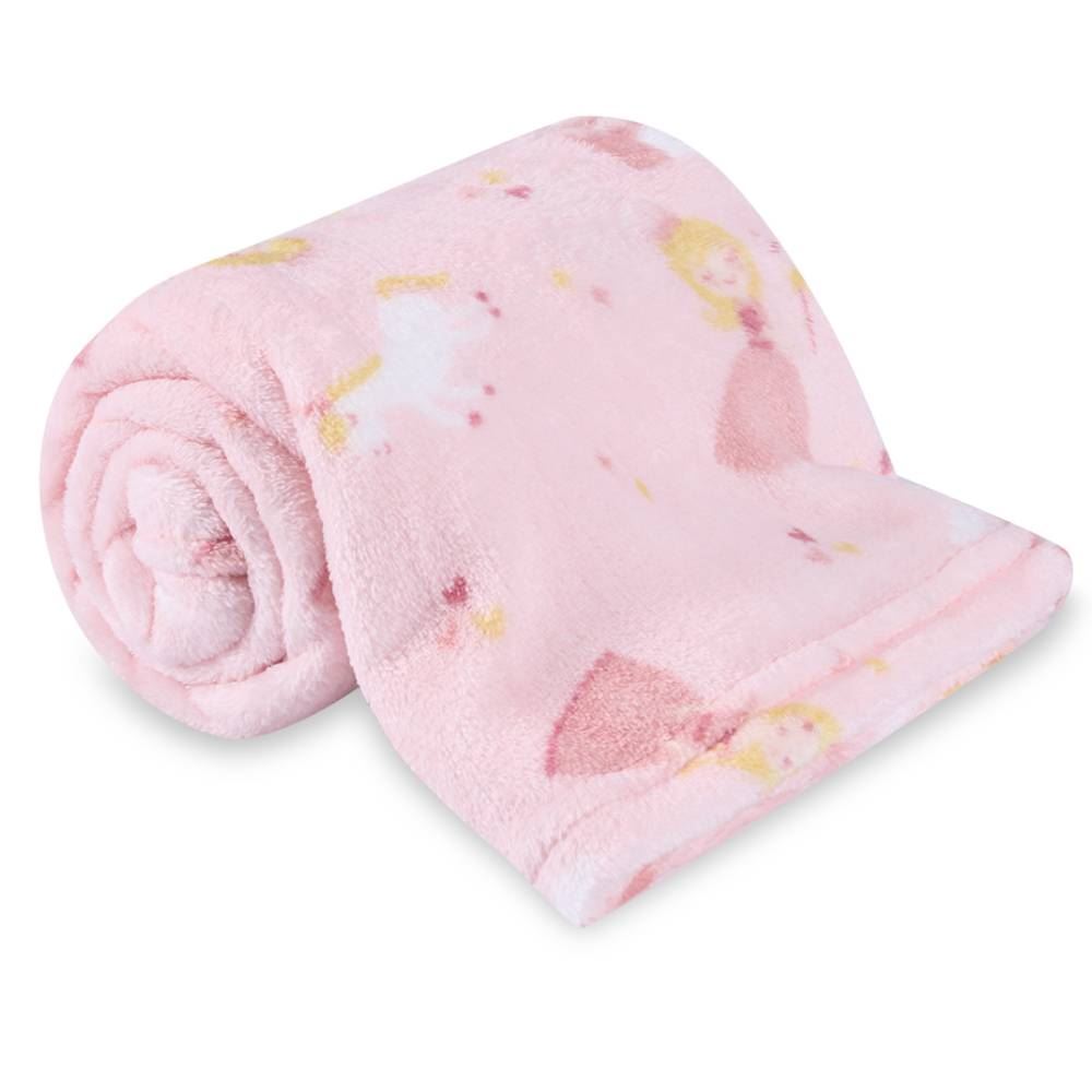 Manta de Bebê Microfibra 90X110 cm Havan Baby 1 Peça - Princesa