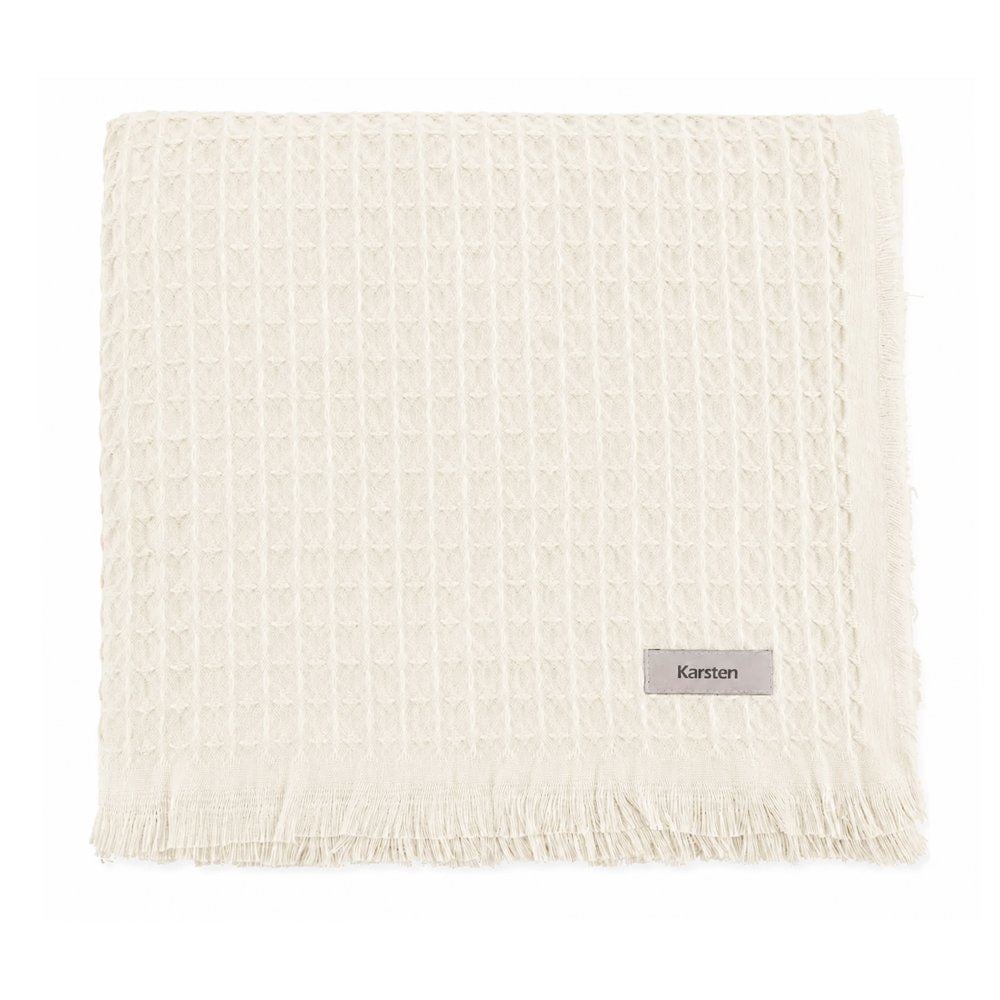 Manta Decorativa Denver 1,50X2,00 m 100% Algodão Karsten - Off White