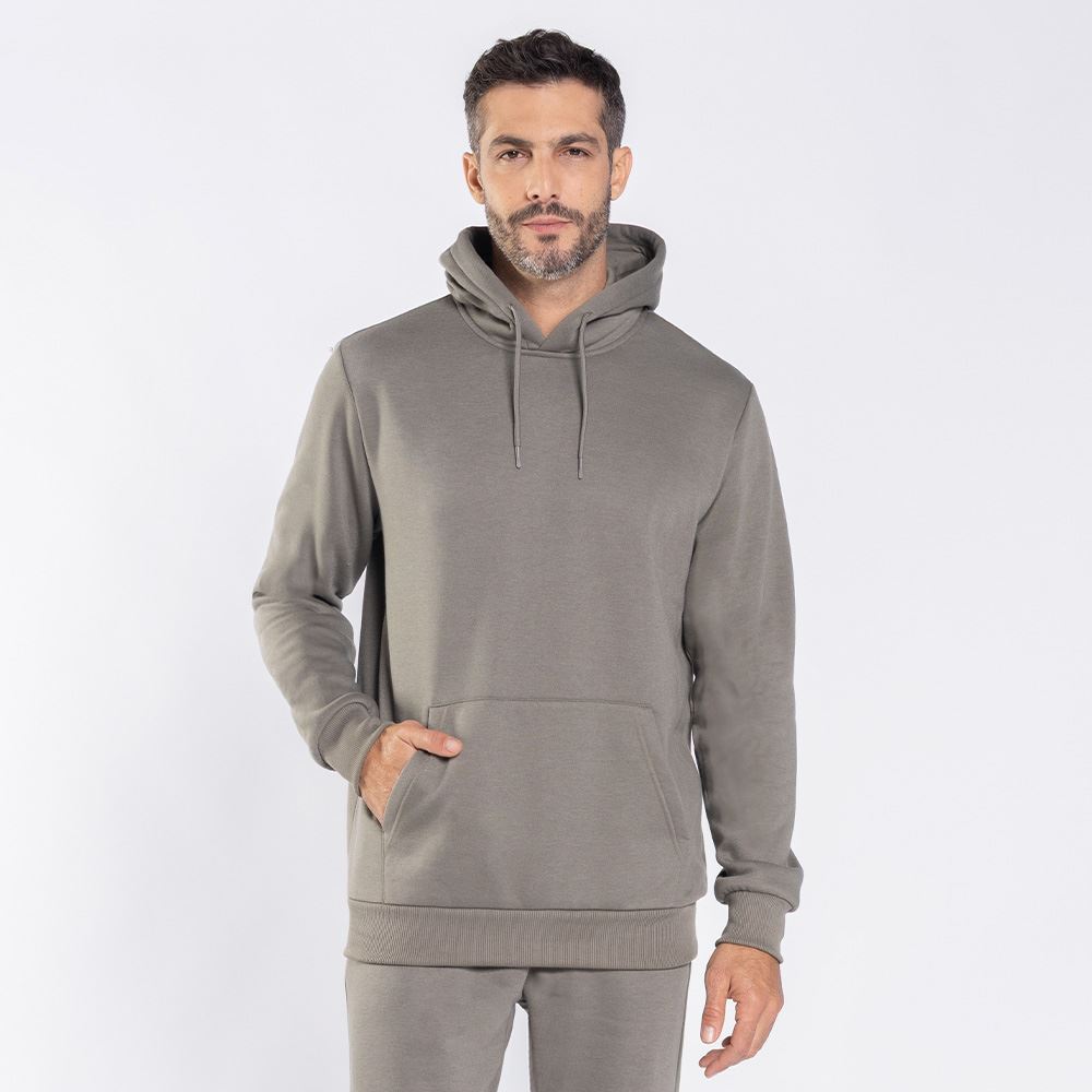 Blusão Moletom Masculino Bolso Canguru Marc Alain Manjericao
