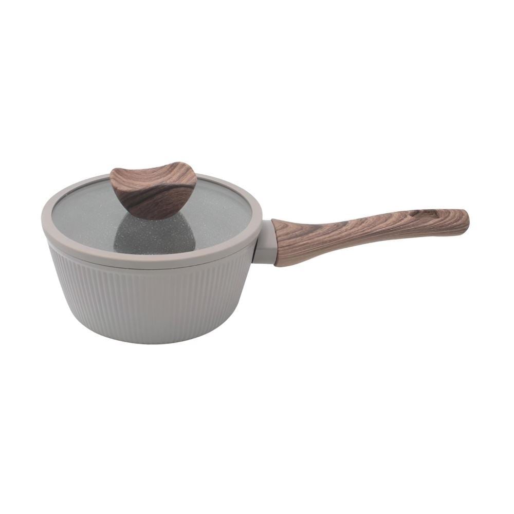 Panela com Tampa Elegance de Indução Havan Casa 18Cm - Chocolate