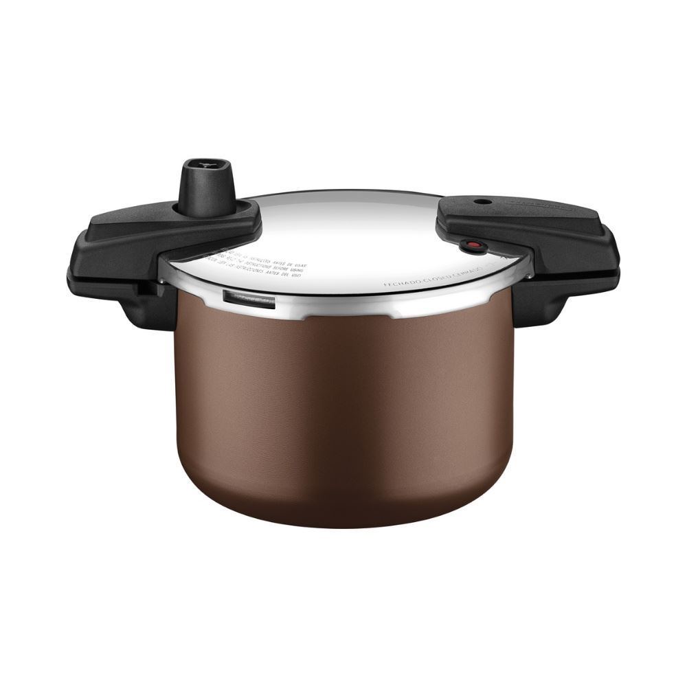 Panela De Pressão Tramontina Arizona Antiaderente Starflon Max 4,5L - Mocaccino