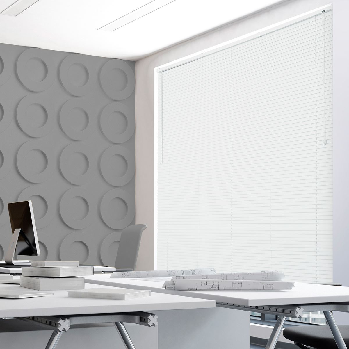 Persiana para Quarto e Sala 80Cmx1,30 m Evolux - Branco