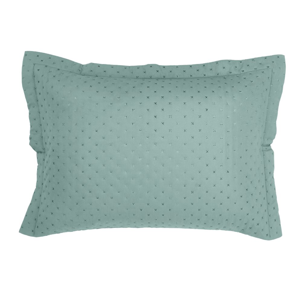 Porta Travesseiro 50X70 cm Elegance Havan Casa 1 Pç - Verde Capri