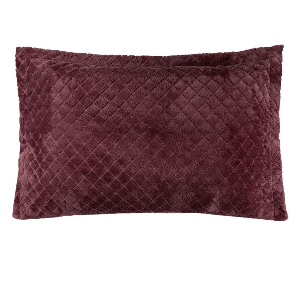 Porta Travesseiro Plush Provence Havan Casa - Ameixa 2021