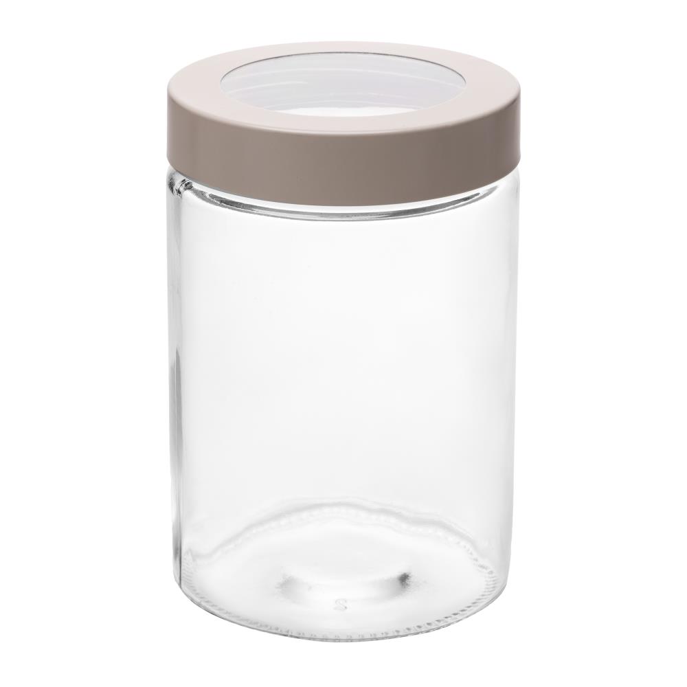 Pote com Tampa Visor 1,290 Litros Lyor - Bege
