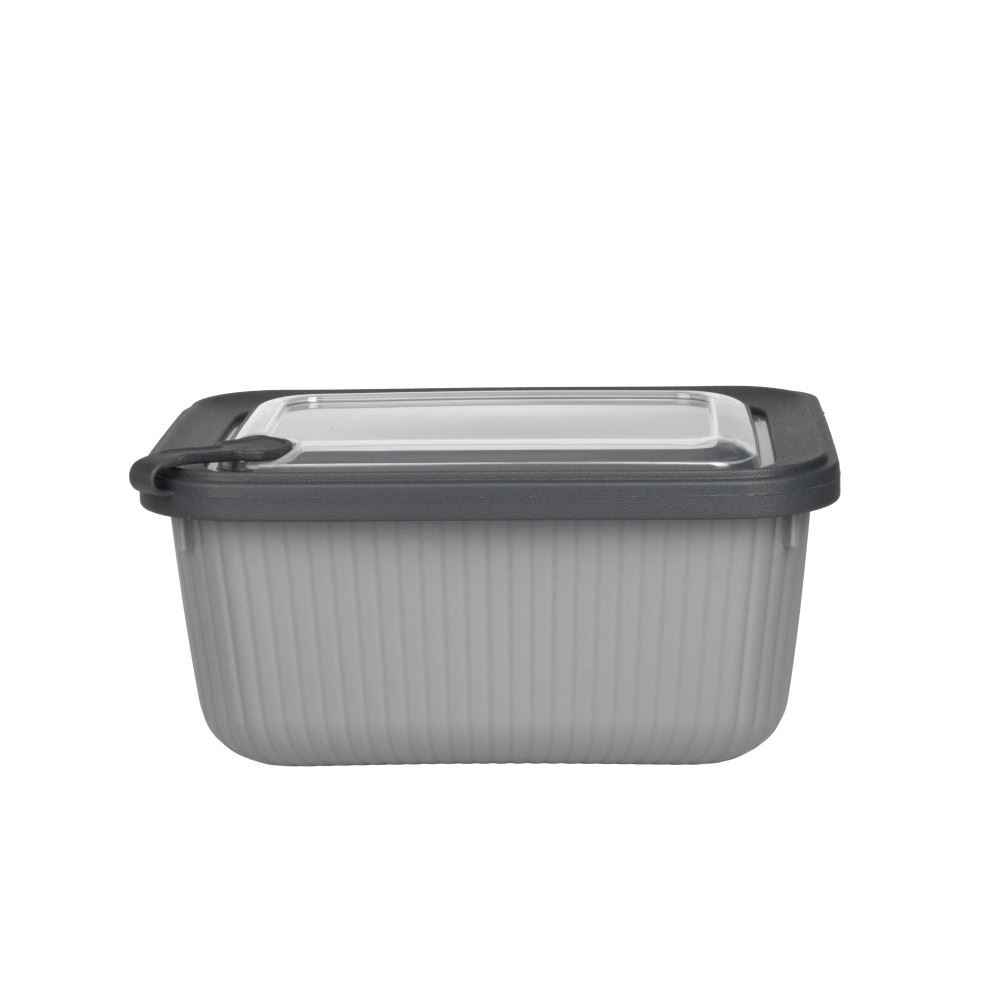 Pote Retangular Camerata Havan Casa 1,05 Litro - Cinza