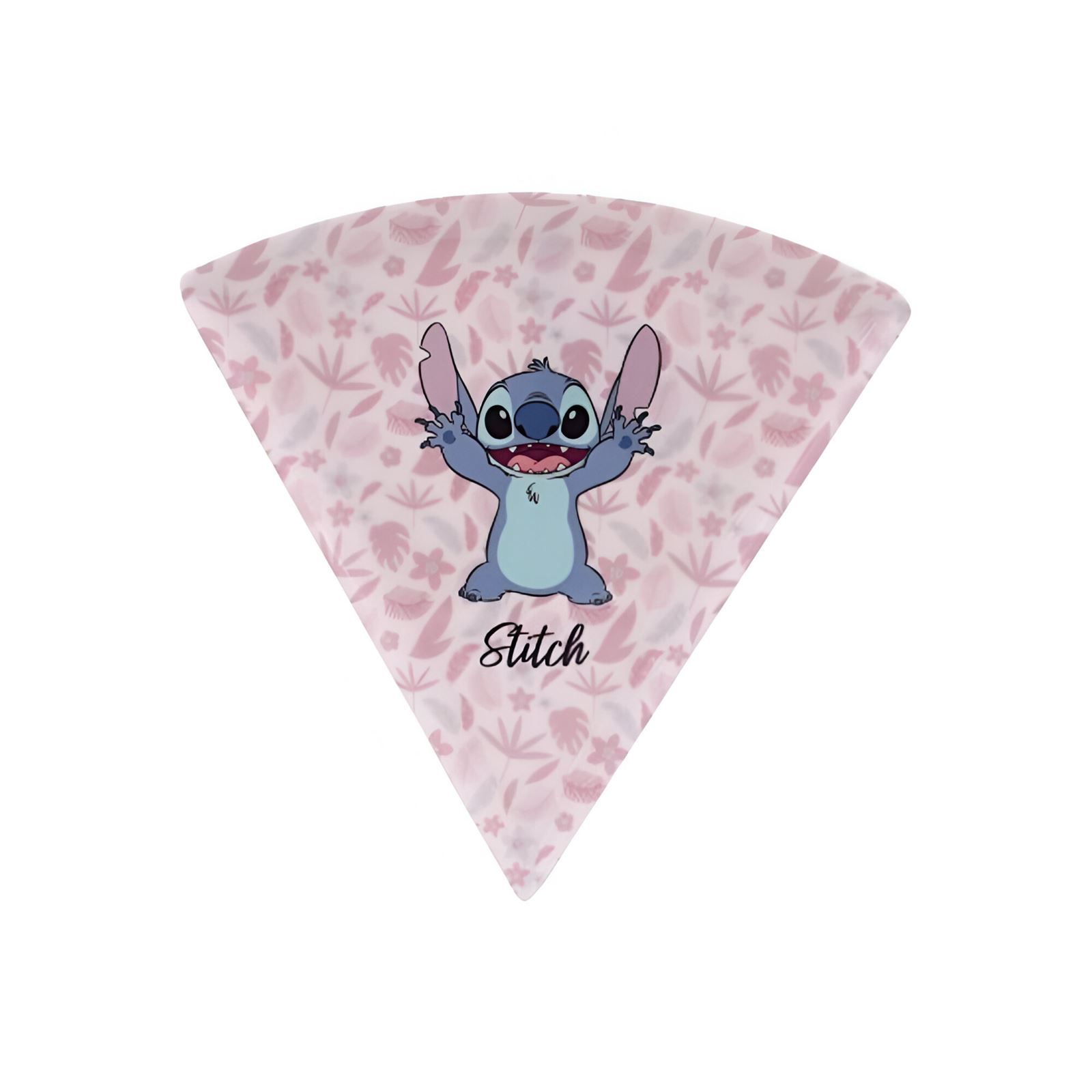 Prato Pizza Melamina Disney 22Cm - Stitch Folhagem 